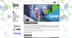 Desktop Screenshot of instytut-ipc.pl